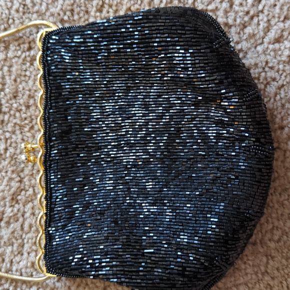 Magid black bag with gold trim - Picture 2 of 5